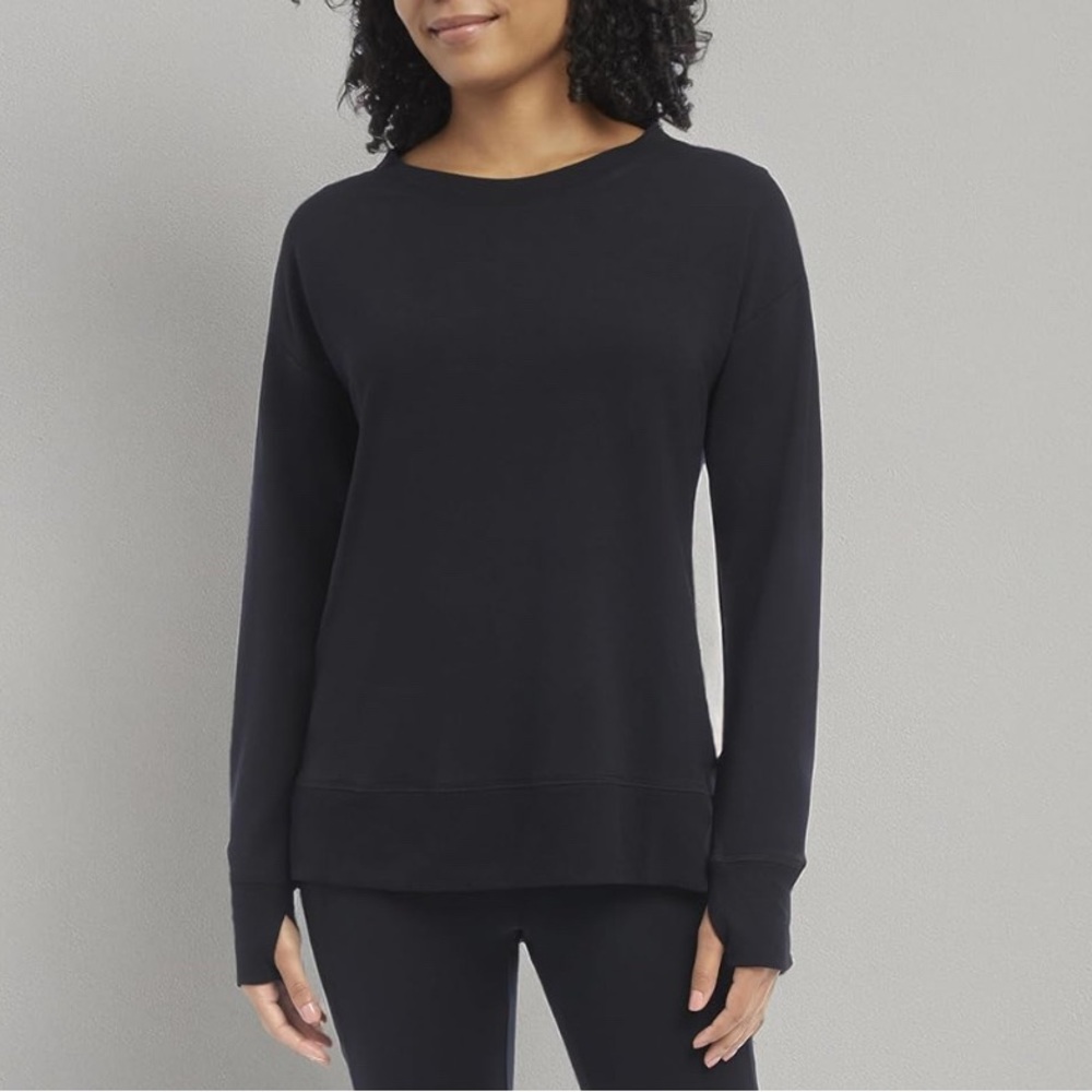 Black Long Sleeve Sweatshirt Lululemon, sz8